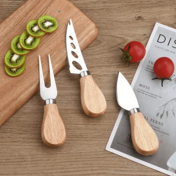 6 Piece Steel Stainless Cheese Knife Set