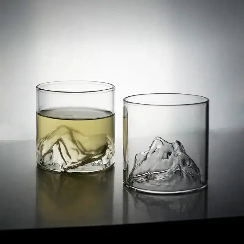 Japanese Style Mountain Shape Whiskey Glass